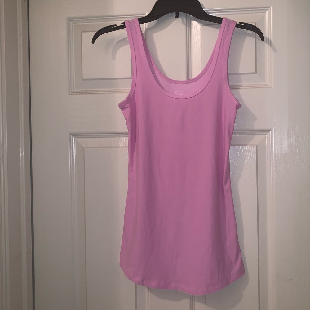 Super Soft No Boundaries Tank Top in a Blush Pink/